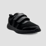 SKUDO - Black School Shoes Dual Straps for Boys and Girls