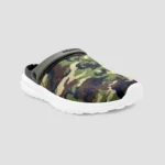 WANDERER- Green Camo clogs