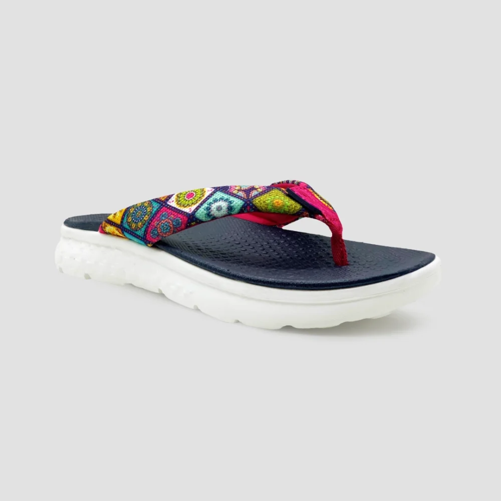 Mandala navy- Women flip-flop