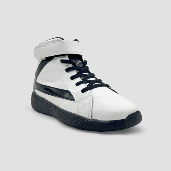 Blaze Runner White High Top Sneakers for Girls