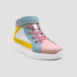 RISE - White Peach High ankle Sneakers