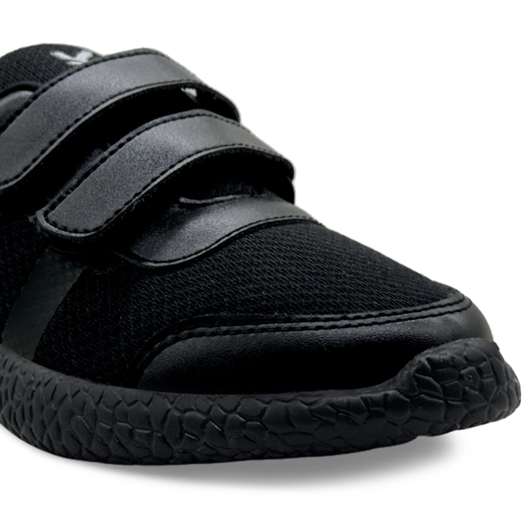 SAMPLE - Gabriel Graphite Double Velcro Sneaker (Size 8) – L'Amour Shoes