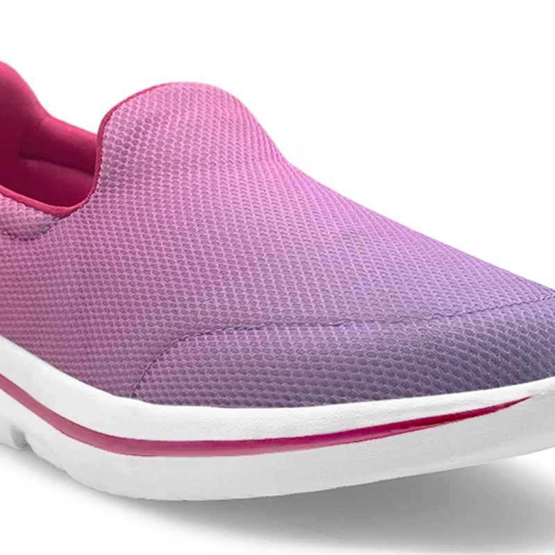 pink purple slipon sneakers for women