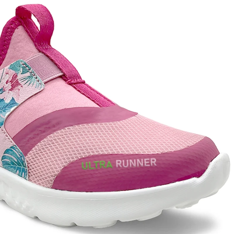Ultra Runner - Floral Pink Shoes for Girls
