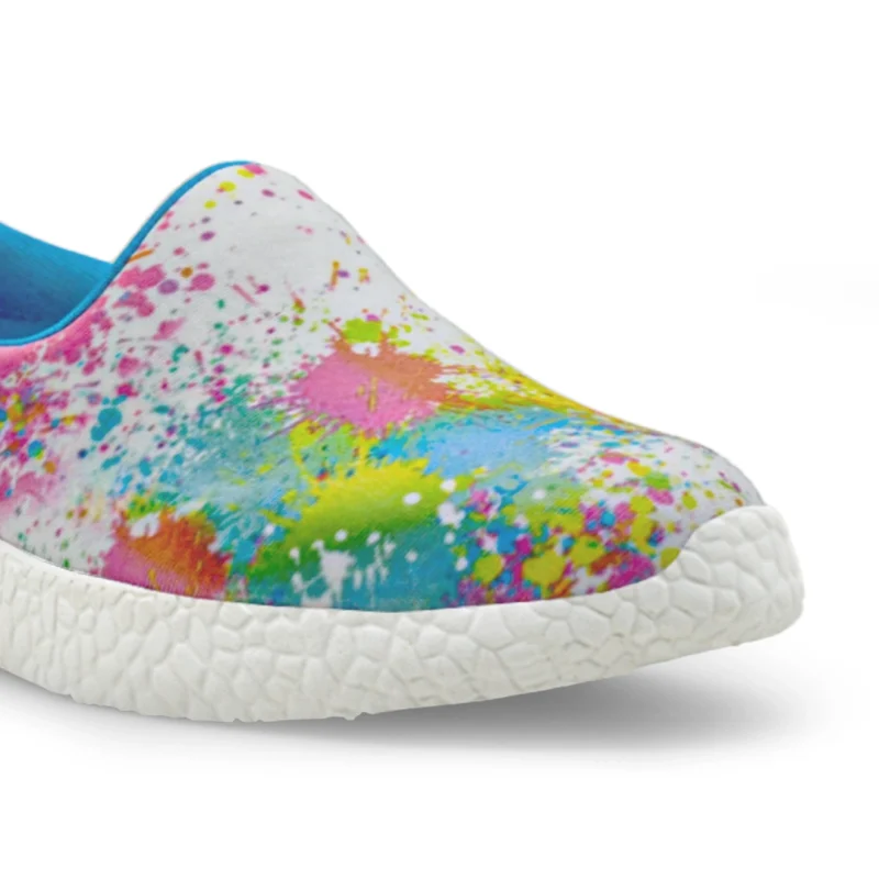 Paint Splatter- kids loafers