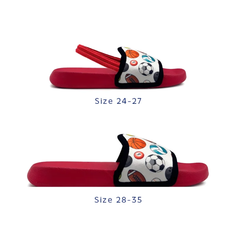 Red and White Balls - Slides for Boys