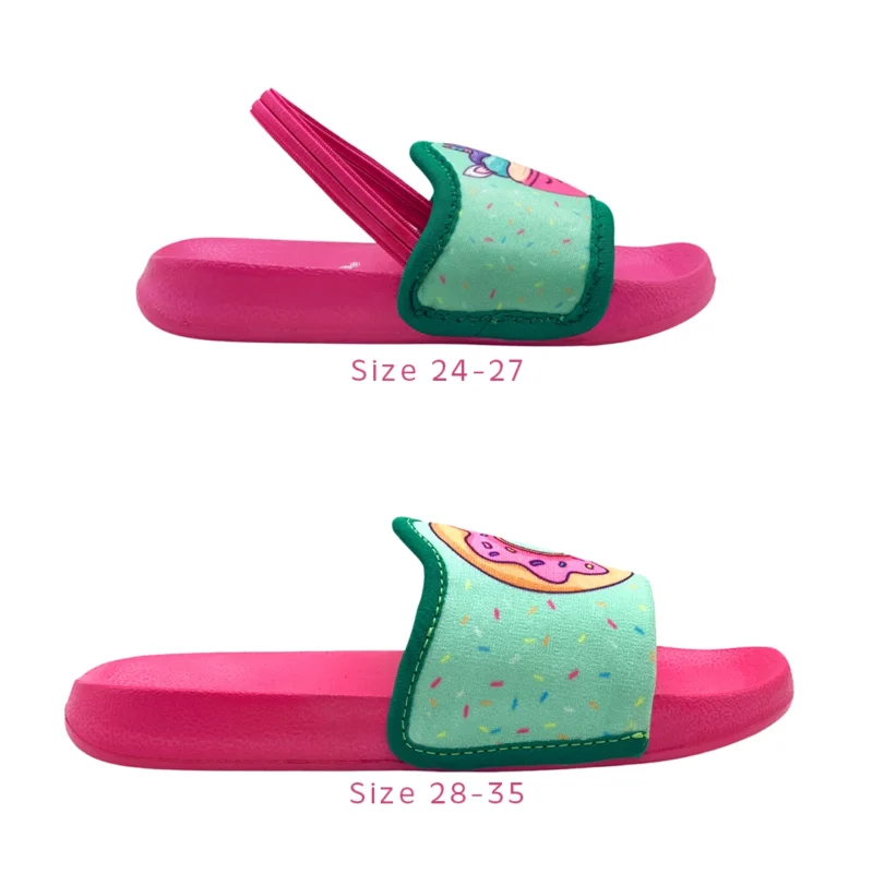 Sea Green Cupcake and Donut - Slides for Girls