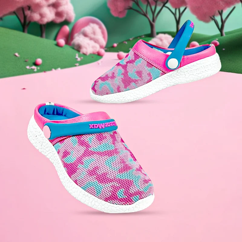 WANDERER - Pink Army - Kids Clogs