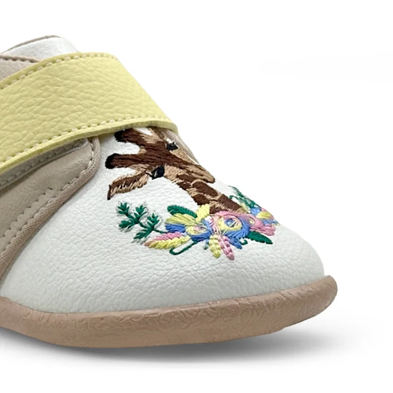 Giraffe Embroidery - Baby Boy and Girls High Top Booties