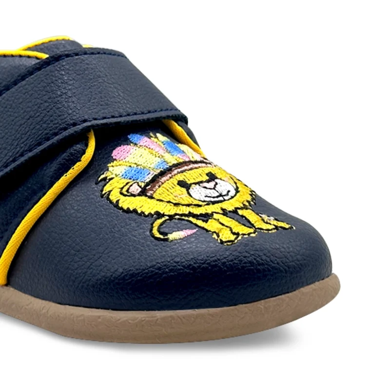 Lion Embroidery - Baby Boy and Girls High Top Booties