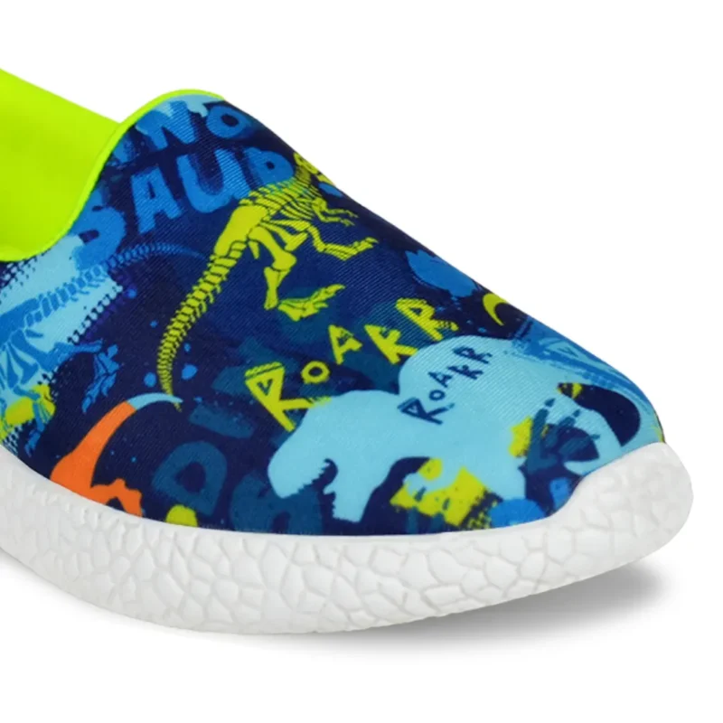 dino print loafers