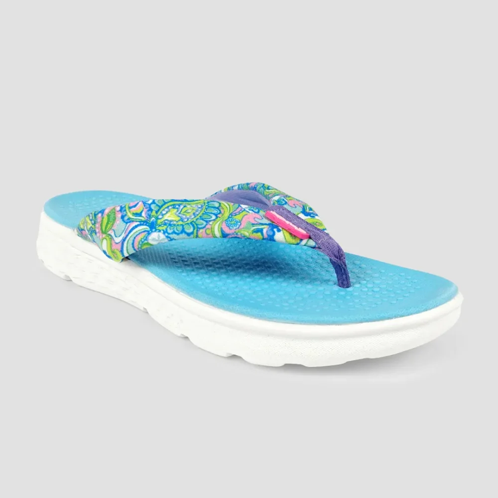 blue flip flop for women