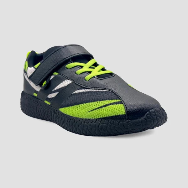 SURGE- Black and Green - Sports Shoes
