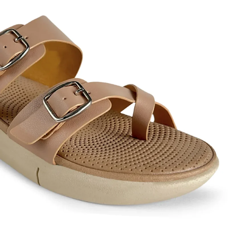 beige women sandals