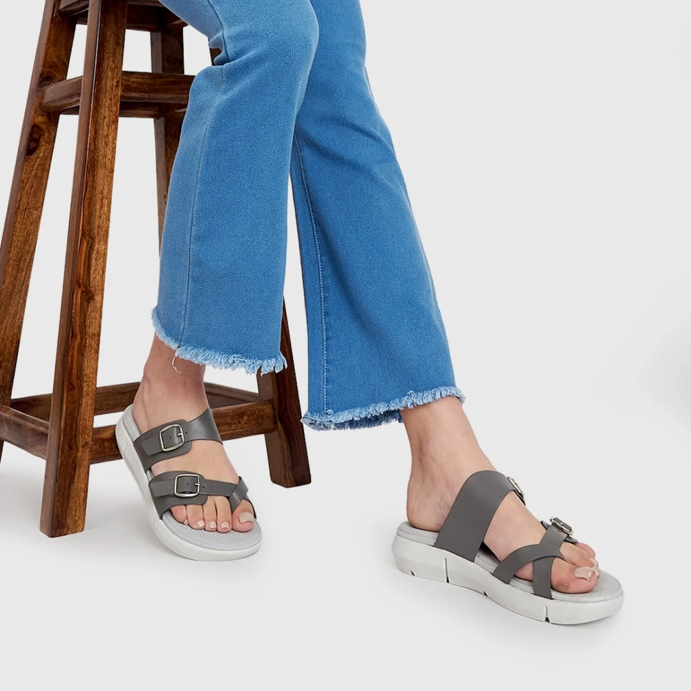 Magnolia Sandals - Grey - For Women