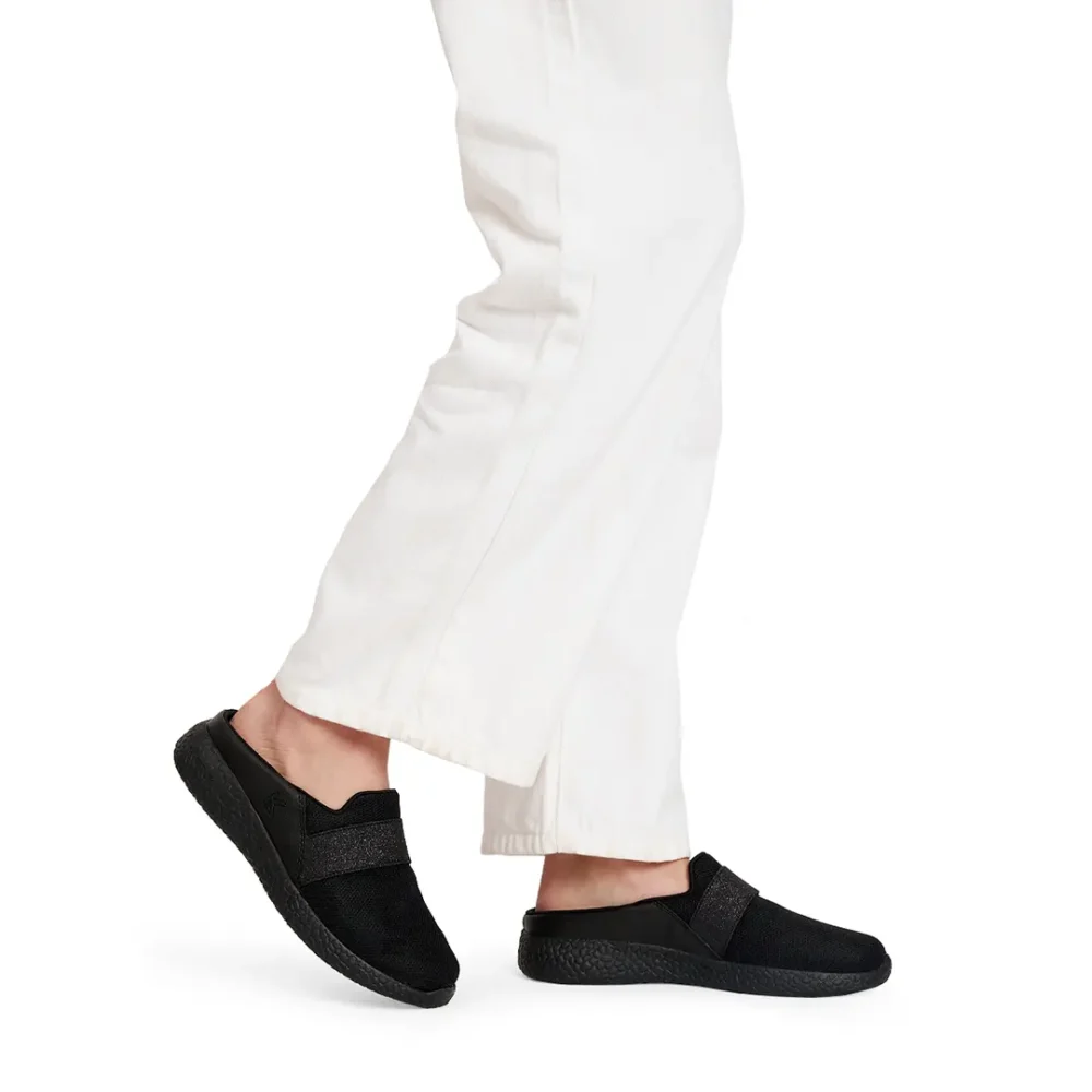 CLOUDSTEP Black women Mule