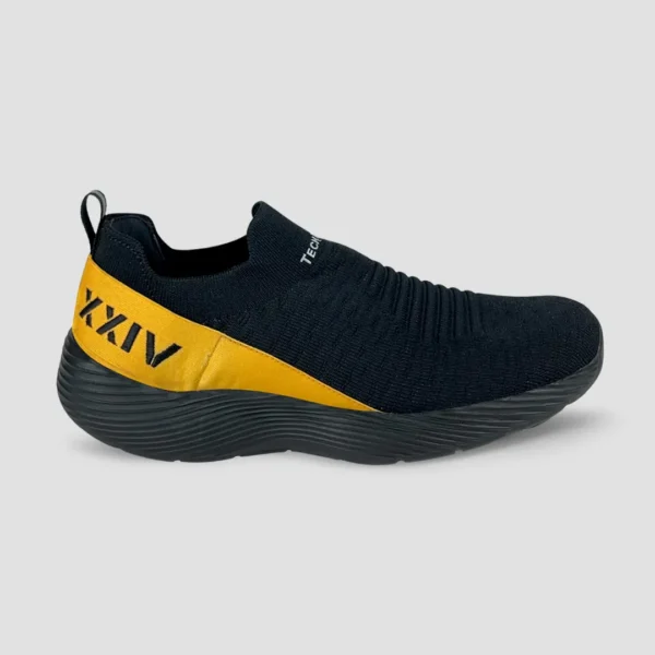 TechKnit - Black Yellow - Sneakers