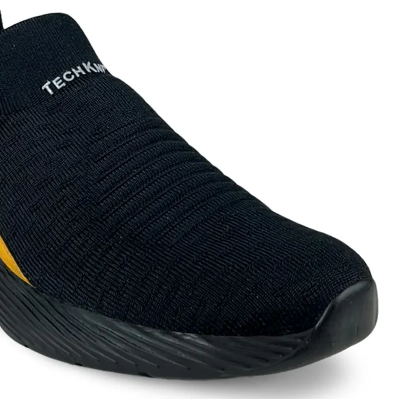 TechKnit - Black Yellow - Sneakers