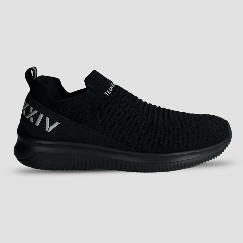 TECH KNIT Black Men Sneakers