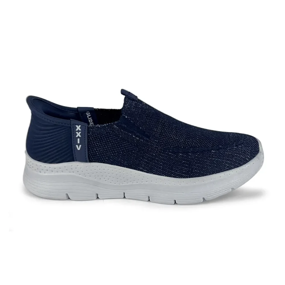 GLIDE INS Navy Casual Shoes Sneakers | Moccasins