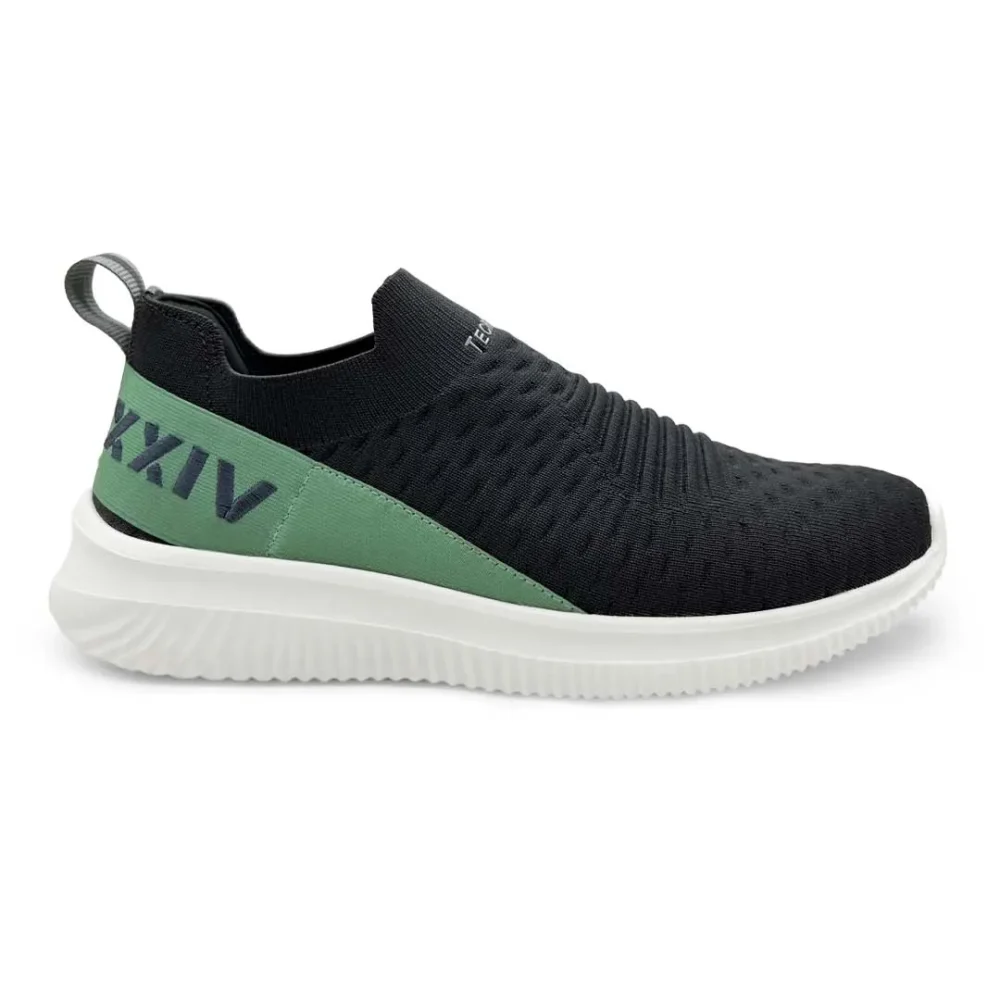 TECH KNIT Grey green Men Sneakers