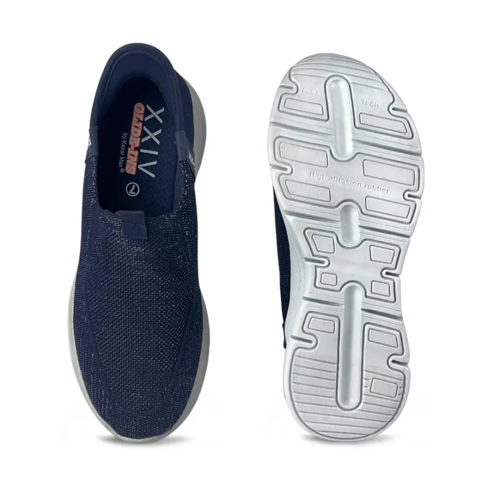 GLIDE INS Navy Casual Shoes Sneakers | Moccasins