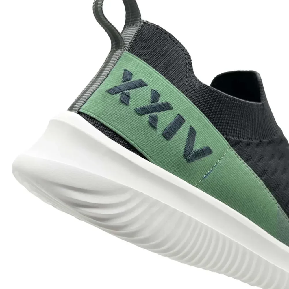 TECH KNIT Grey green Men Sneakers