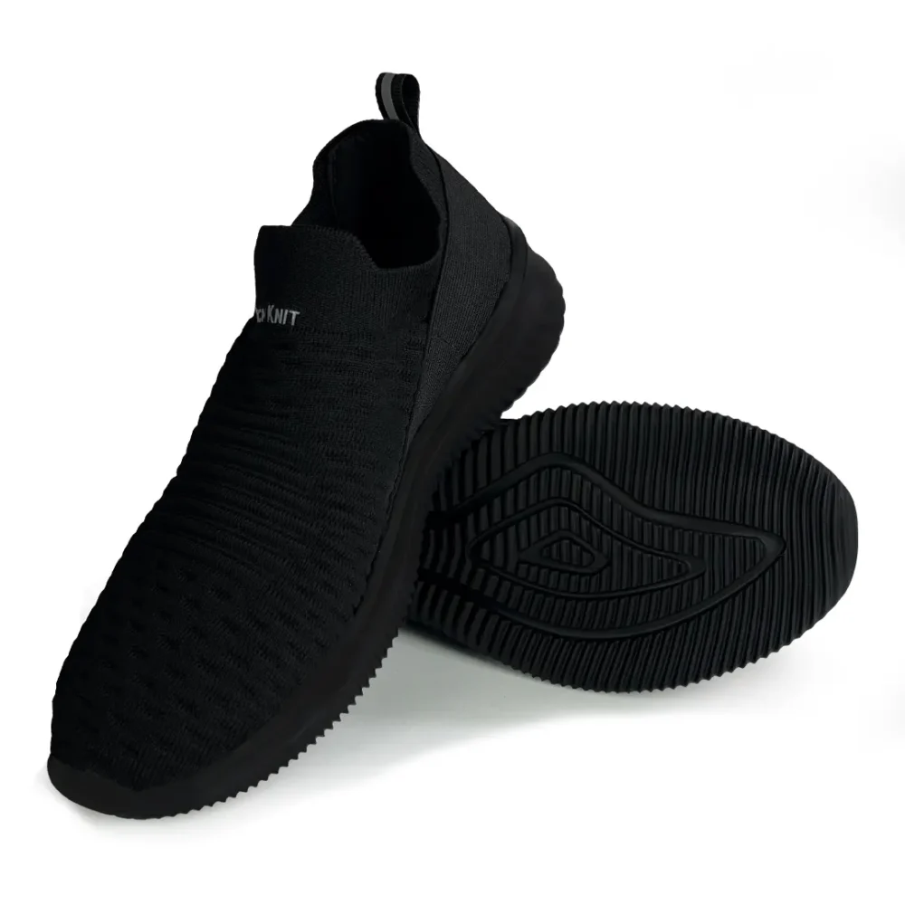 TECH KNIT Black Men Sneakers