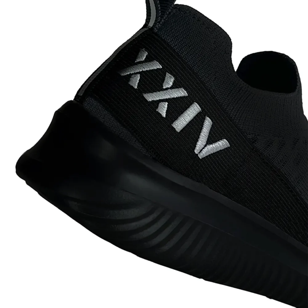 TECH KNIT Black Men Sneakers