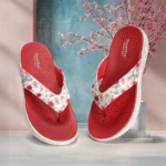 KRUISER White Red Floral Flip-Flop