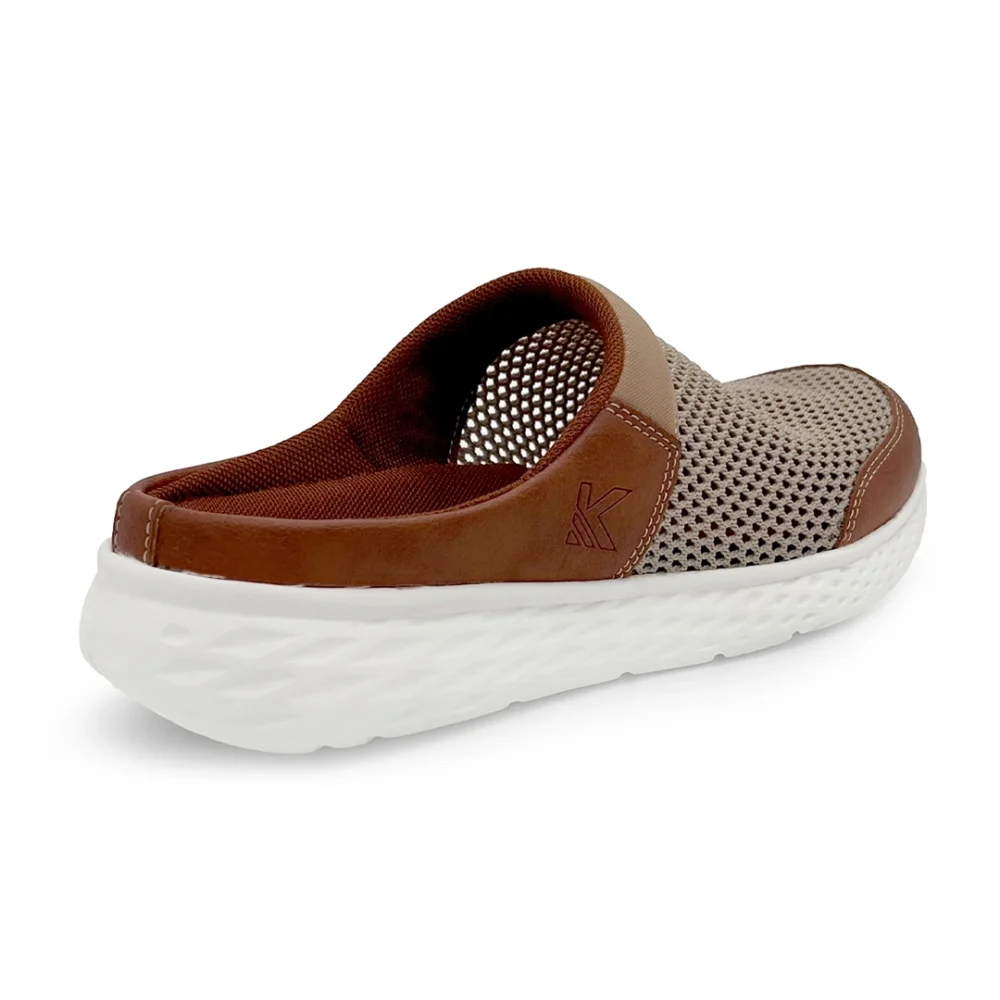 SUMMER BREEZE- TAN Cushioned Mule