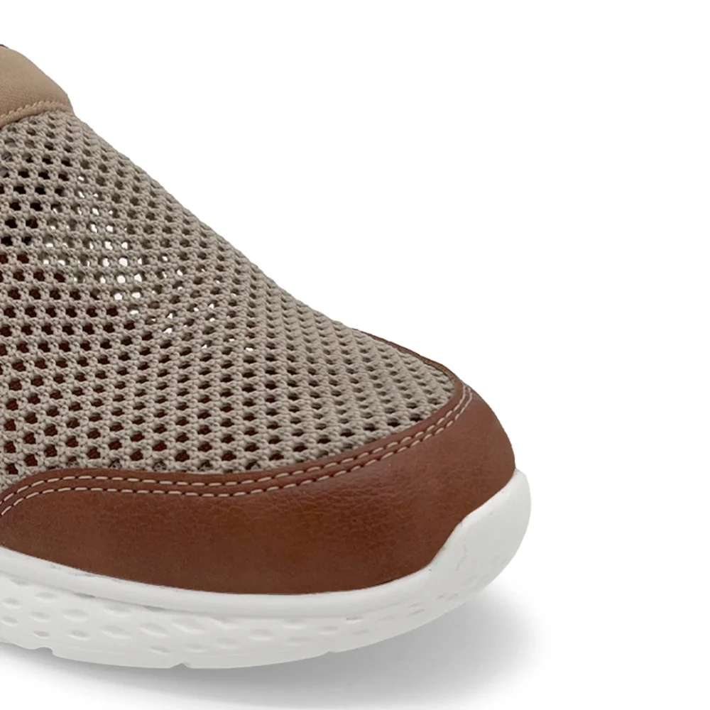 SUMMER BREEZE- TAN Cushioned Mule