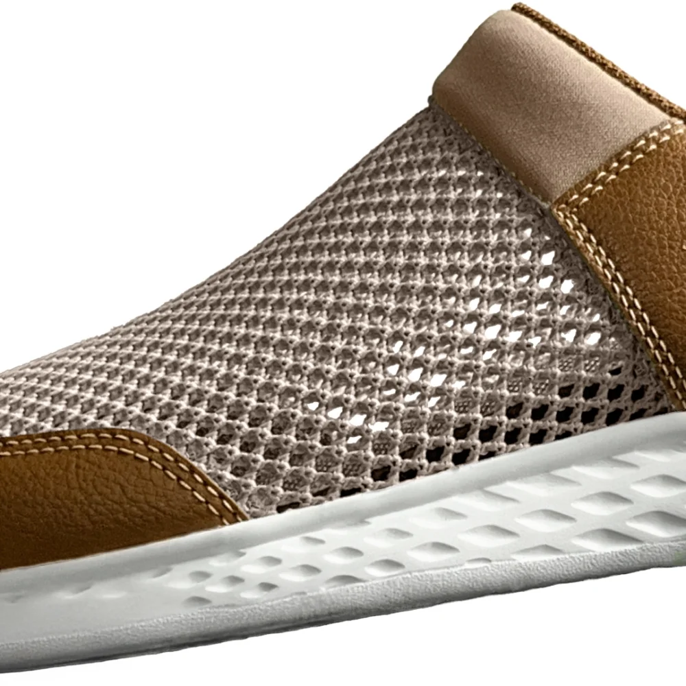 SUMMER BREEZE- TAN Cushioned Mule