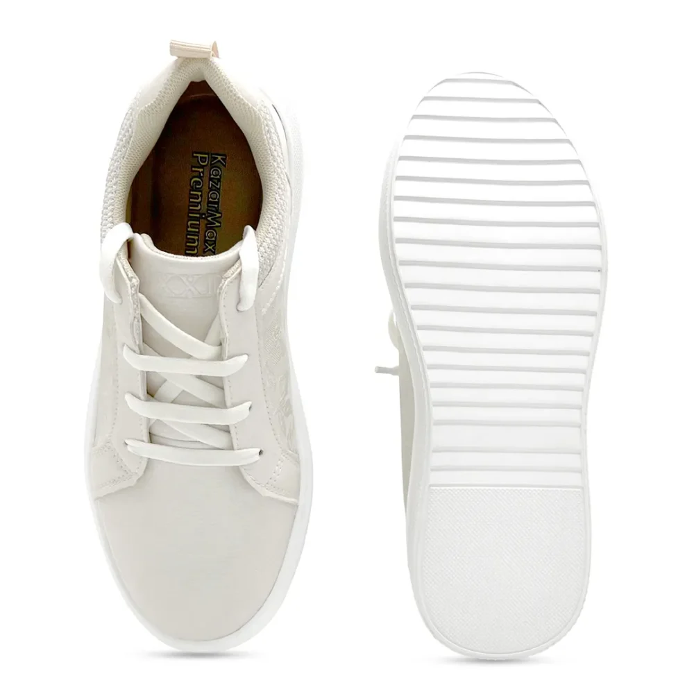 AERO KICKS - Beige Party Sneakers