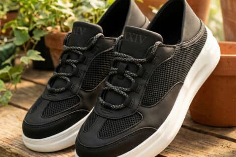 Women’s Hy-Sneaks  Black Soft-Cushion Mule Sneakers