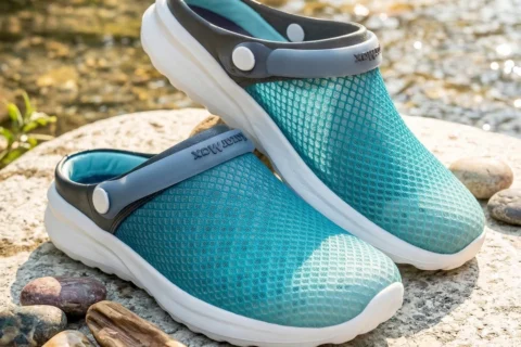 Men’s WANDERER Teal Ombre Comfort  Clogs