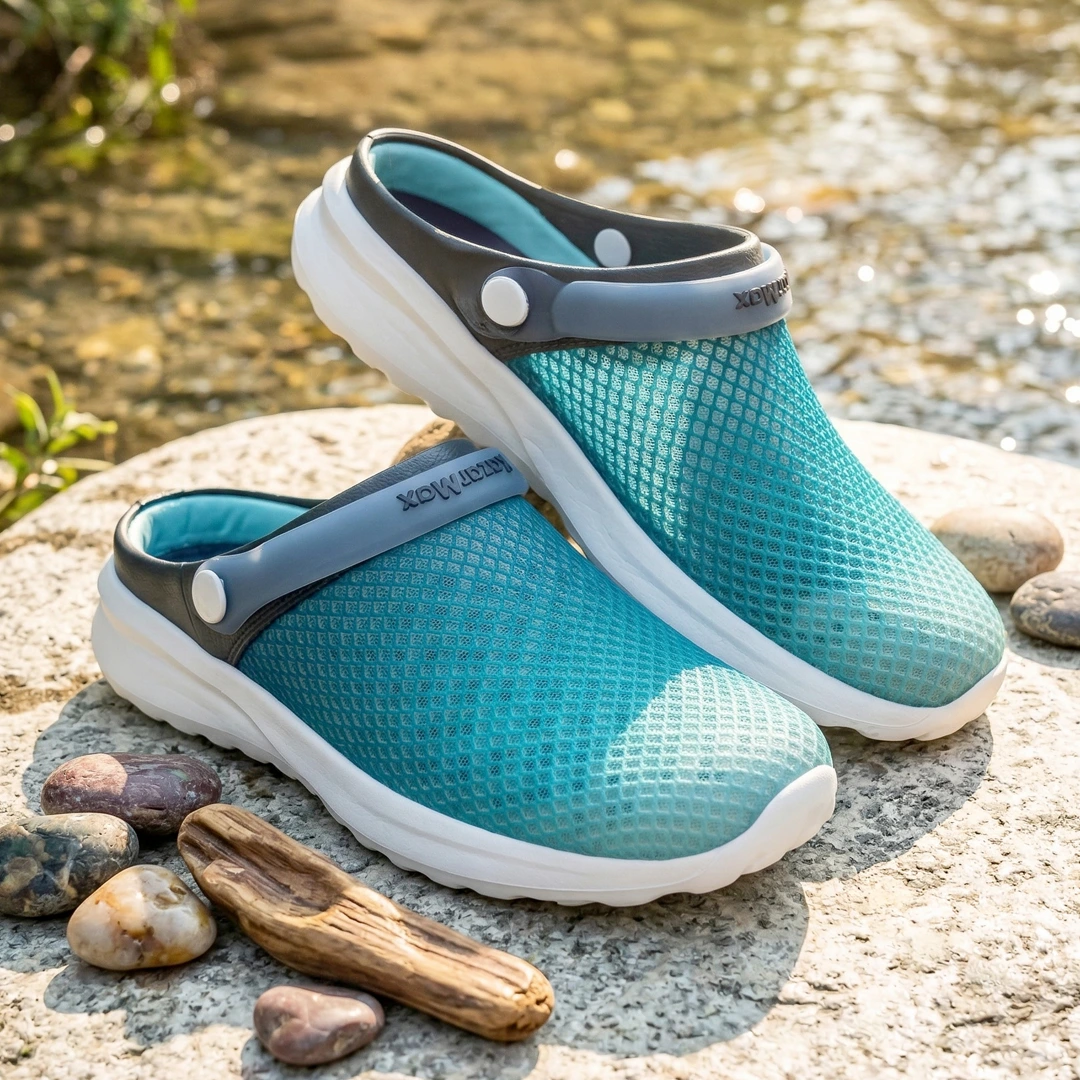 Men’s WANDERER Teal Ombre Comfort Clogs