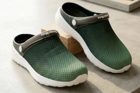 Men’s WANDERER Green Comfort Ombre Clogs