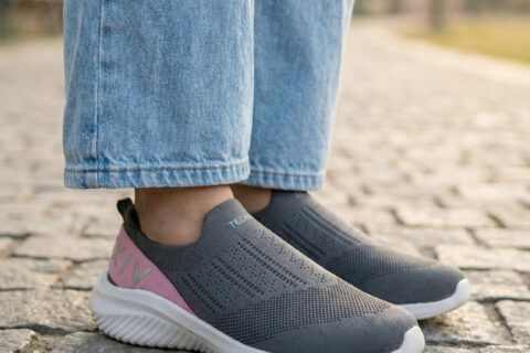 Women’s KazarMax  Nova Grey Casual Slip On Sneakers