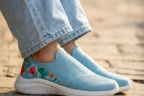 Women’s KazarMax  Nova Sky Blue Casual Slip-On Sneakers